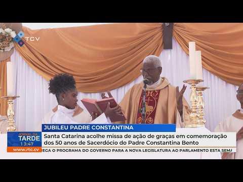 Santa Catarina acolhe missa de ação de graças pelos 50 anos de sacerdócio do Padre Constantino Bento