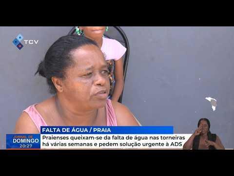 Praienses queixam-se da falta de água nas torneiras há várias semanas e pedem solução urgente à ADS
