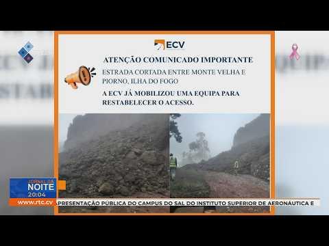 Chuvas cortam estrada em Monte Velha e destroem passagem hidráulica nos Mosteiros