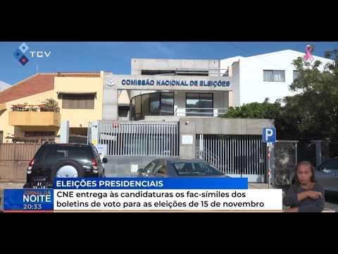 CNE entrega às candidaturas os fac-símiles dos boletins de voto para as eleições de 15 de novembro