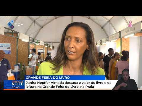 Janira Hopffer Almada destaca o valor do livro e da leitura na Grande Feira do Livro, na Praia
