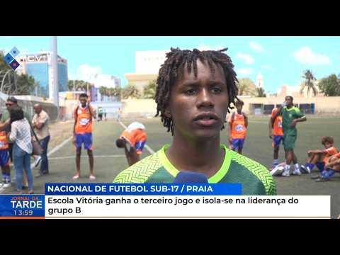 Nacional Futebol Sub-17: Escola Vitória ganha o terceiro jogo e isola-se na liderança do grupo B