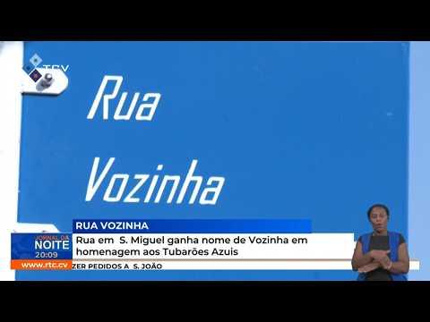 Rua em São Miguel homenageia Tubarões Azuis com novo nome