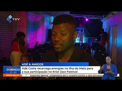 Adé Costa recarrega energias na ilha do Maio para a sua participação no Kriol Jazz Festival