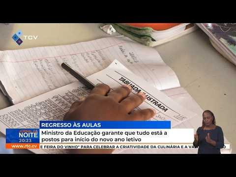 Ministro da Educação garante que tudo está a postos para início do novo ano letivo