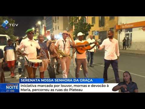 Iniciativa marcada por louvor, mornas e devocão à Maria, percorreu as ruas do Plateau