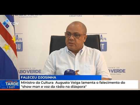 Ministro da Cultura Augusto Veiga lamenta o falecimento do "show man e voz da rádio na diáspora"