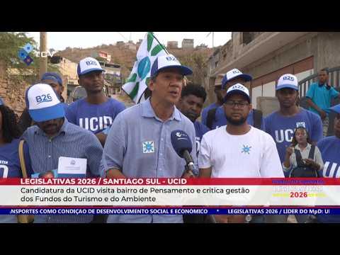 Candidatura da UCID visita bairro de Pensamento e critica gestão dos fundos do turismo e do ambiente