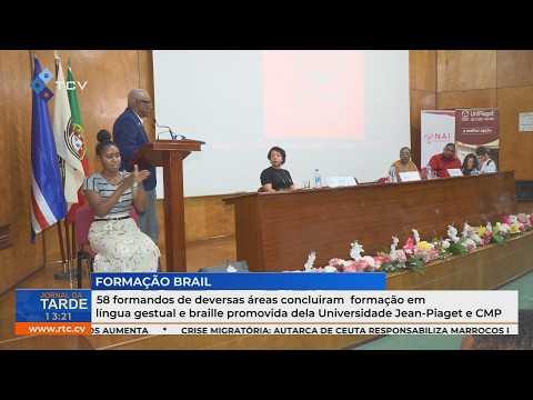 58 formandos concluem formação em língua gestual e Braille promovida pela Jean-Piaget e CMP