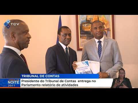 Presidente do Tribunal de Contas   entrega no Parlamento relatório de atividades