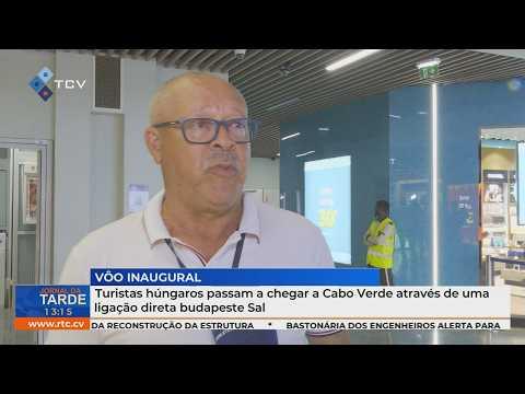 Turistas Húngaros Chegam a Cabo Verde com Voo Direto de Budapeste para Sal