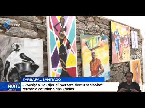 Exposição "Mudjer di nos tera dentu ses boita" retrata o cotidiano das kriolas