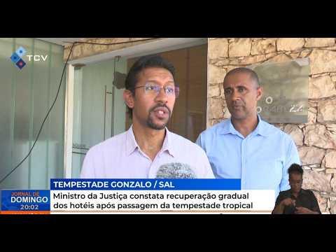 Ministro da Justiça constata recuperação gradual dos hotéis após passagem da tempestade tropical