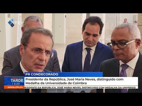 Presidente José Maria Neves Recebe Medalha da Universidade de Coimbra