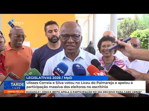 Ulisses Correia e Silva votou no Liceu do Palmarejo e apelou à participação massiva dos eleitores