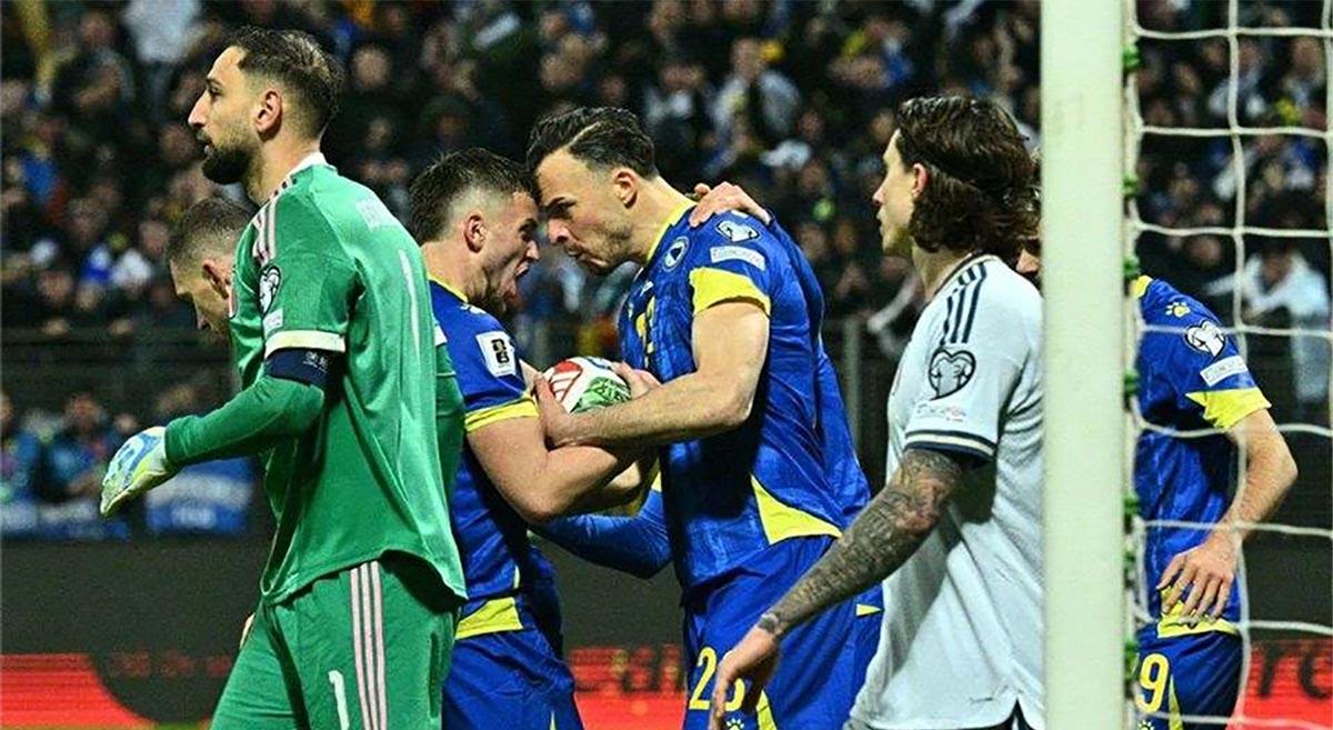 Itália perde para a Bósnia e fica pela terceira vez consecutiva fora da Copa do Mundo