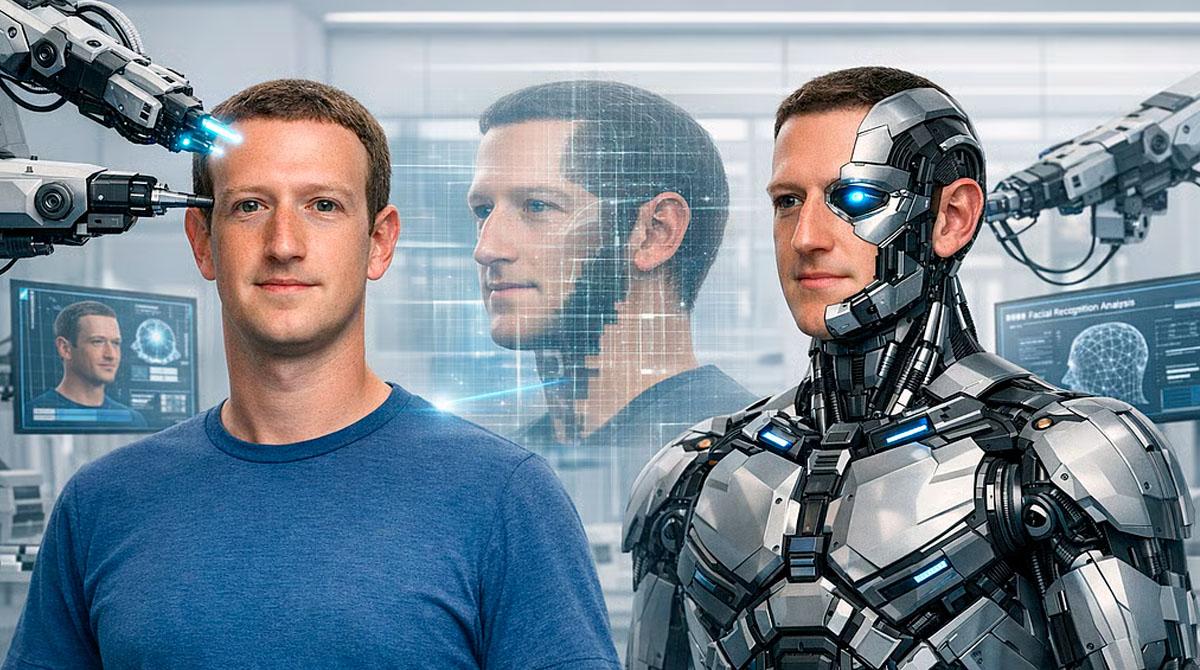 Meta cria clone digital de Zuckerberg para falar diretamente com 79 mil empregados