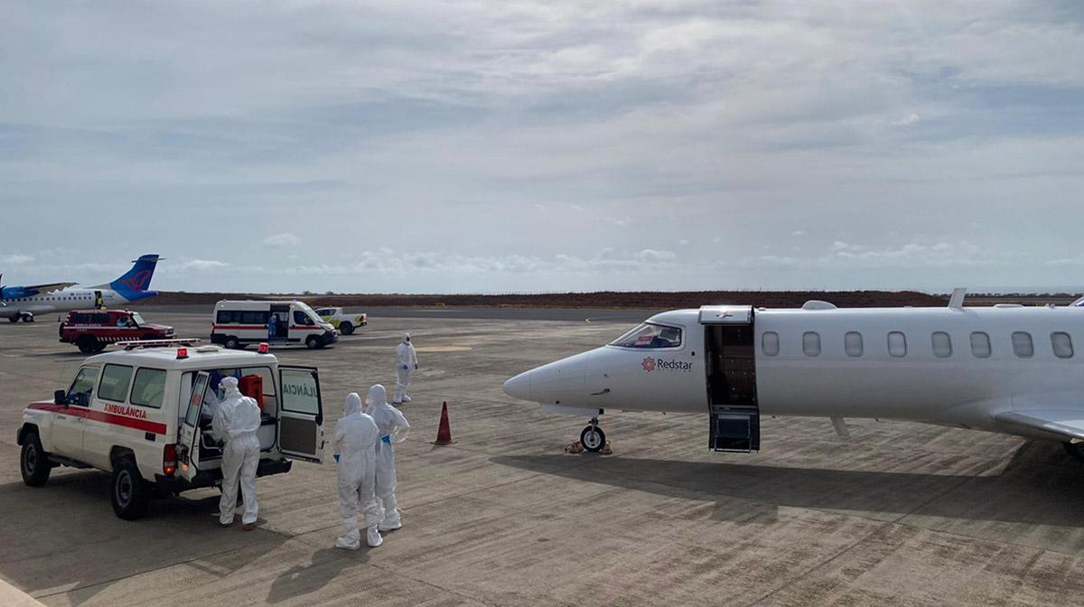 Forte dispositivo de segurança na evacuação dos três pacientes do MV Hondius