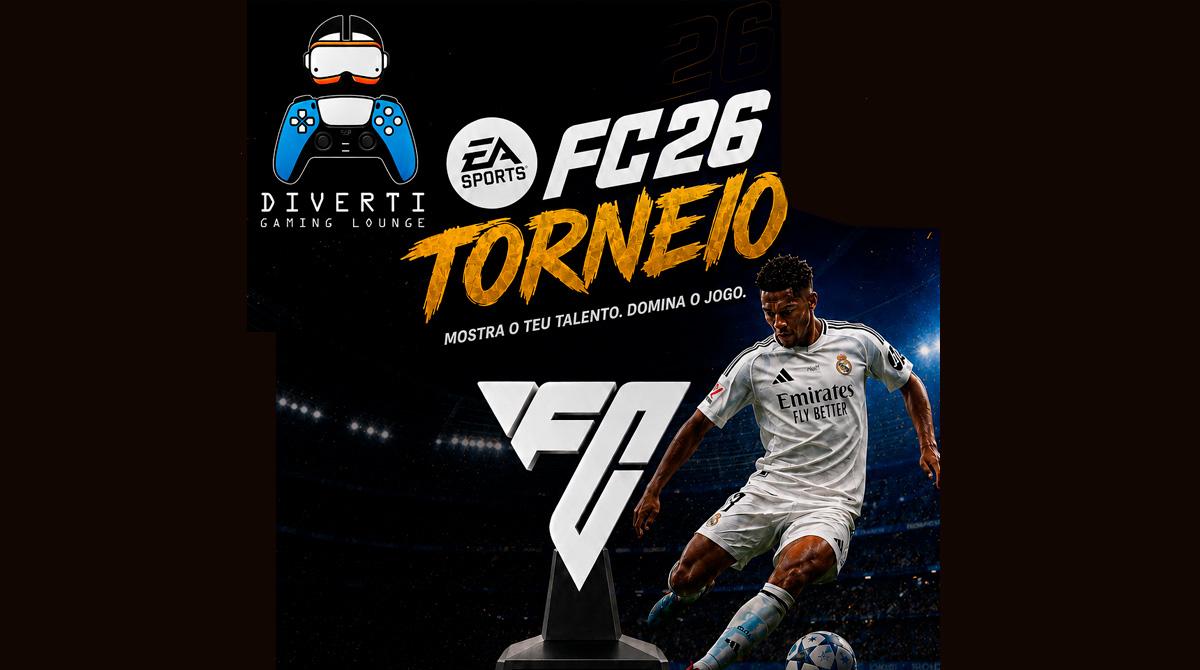 São Vicente: 25 jogadores esperados no torneio “FIFA26”, no espaço Diverti Gaming Lounge
