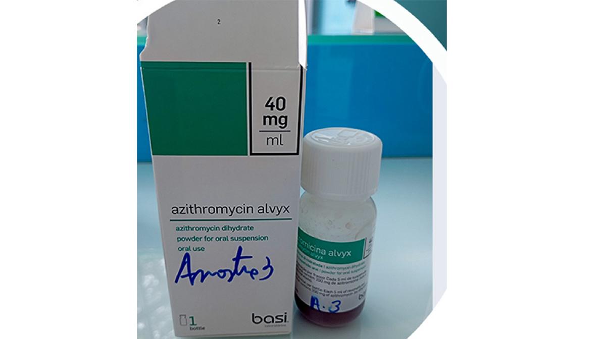 ERIS suspende venda e ordena recolha de dois lotes de Azitromicina Alvyx