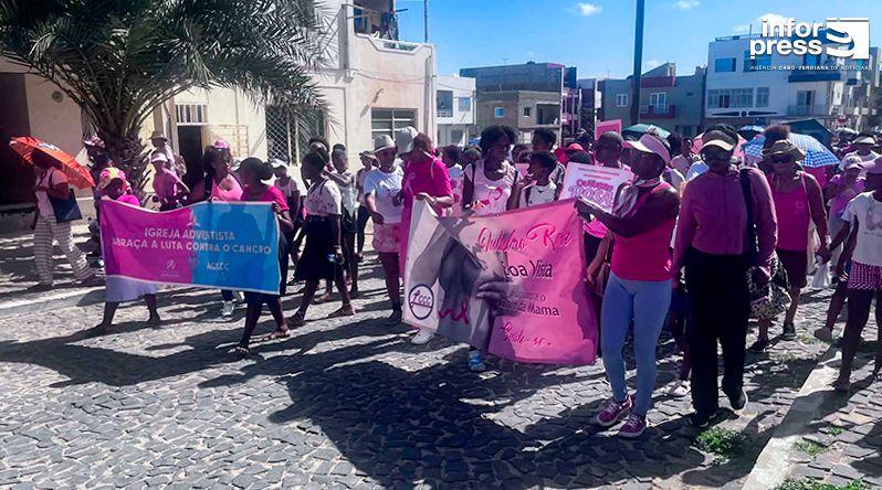 Boa Vista: Campanha de Outubro Rosa encerra com marcha e balanço de 300 mulheres alcançadas e cinco casos em observação