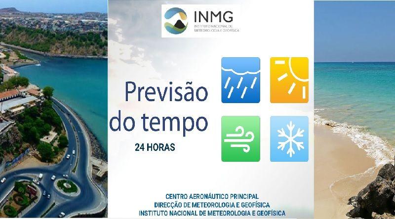Instituto de Meteorologia prevê chuvas fracas a moderadas e reforço temporário do vento até sábado