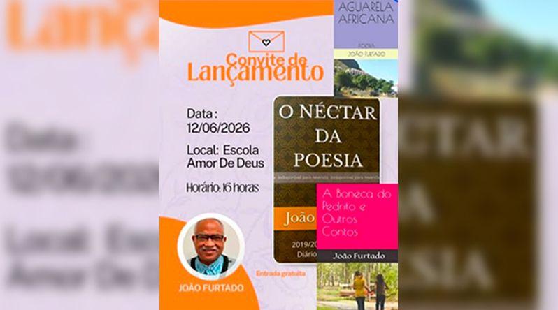 Escritor João Furtado lança três obras e convida leitores a explorar novos horizontes da poesia e da narrativa