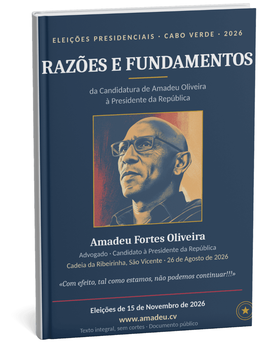 Amadeu Oliveira lança candidatura à Presidência da República e coloca o Tribunal Constitucional no centro da batalha