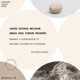 ​Exposição “When Stones Become Seeds and Forms Prosper” de Ava Binta Giallo no CNAD