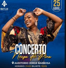 ​Neuza de Pina com concertos na Praia e em São Vicente