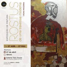 ​Exposição "Rostus de uma travessia moderna" apresentada na Cidade da Praia