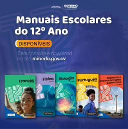 Manuais do 12.º ano já disponíveis online no site do Ministério da Educação