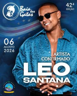 ​Léo Santana confirmado para 42.ª edição do Festival Baía das Gatas