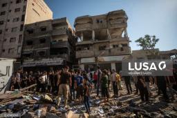 Onze mortos em ataques israelitas em Gaza - incluindo casal e 3 filhos