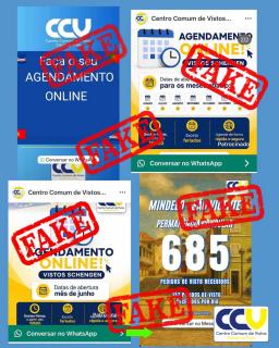 Burla: CCV alerta para páginas falsas que prometem agendamento mediante pagamento