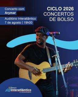 ​Arymar convidado do “Ciclo 2026 - Concertos de Bolso”