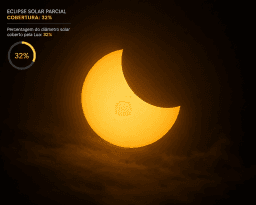 Eclipse solar parcial é visível hoje em Cabo Verde
