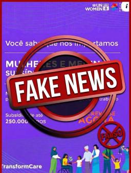 Nações Unidas Cabo Verde alertam para falsa oportunidade de financiamento atribuída à ONU Mulheres