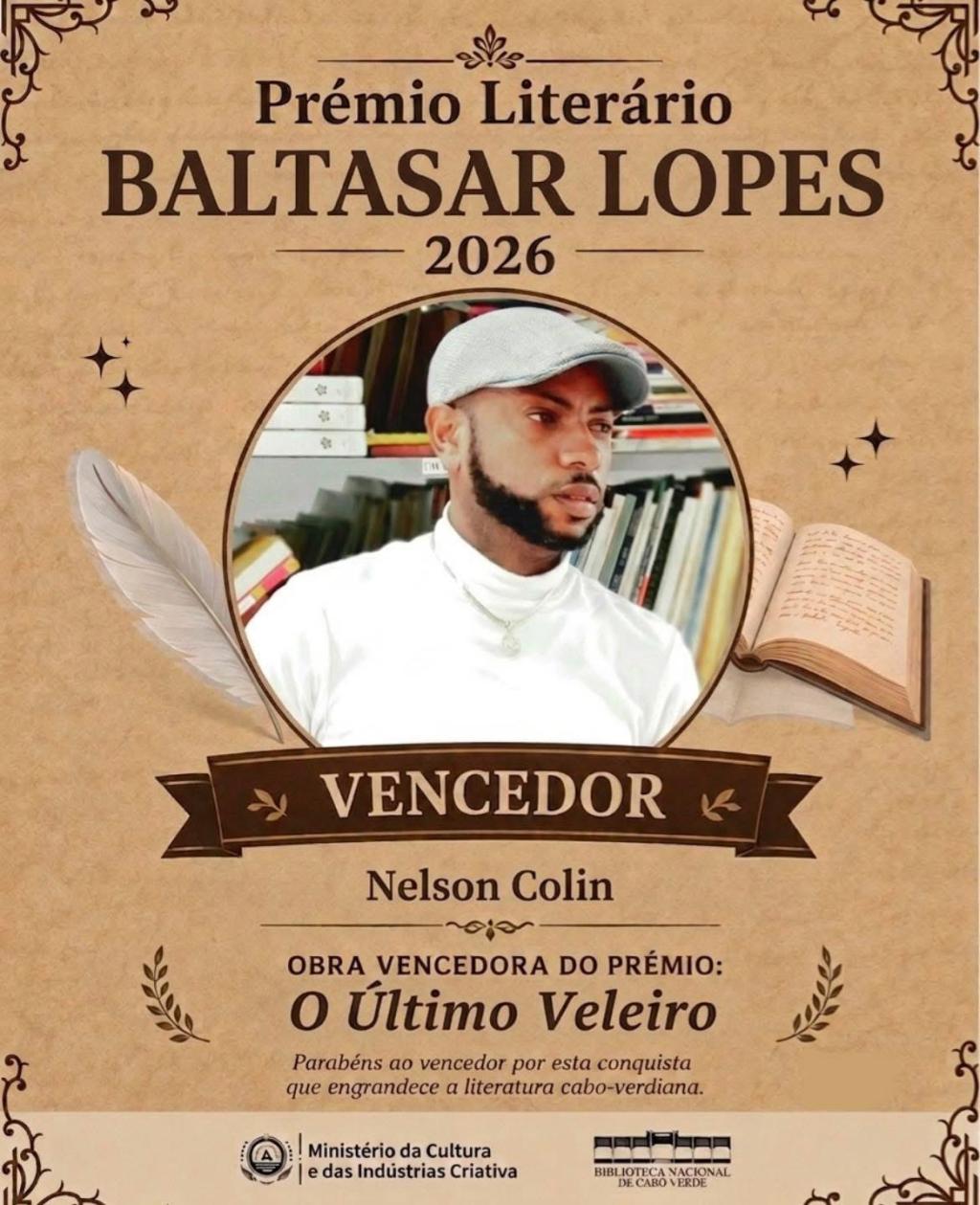 Cultura/
“O Último Veleiro” vence Prémio Literário Baltasar Lopes 2026