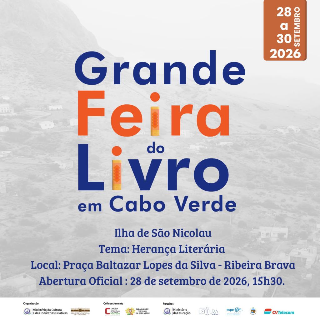 Cultura/
​São Nicolau recebe Grande Feira do Livro de Cabo Verde 2026