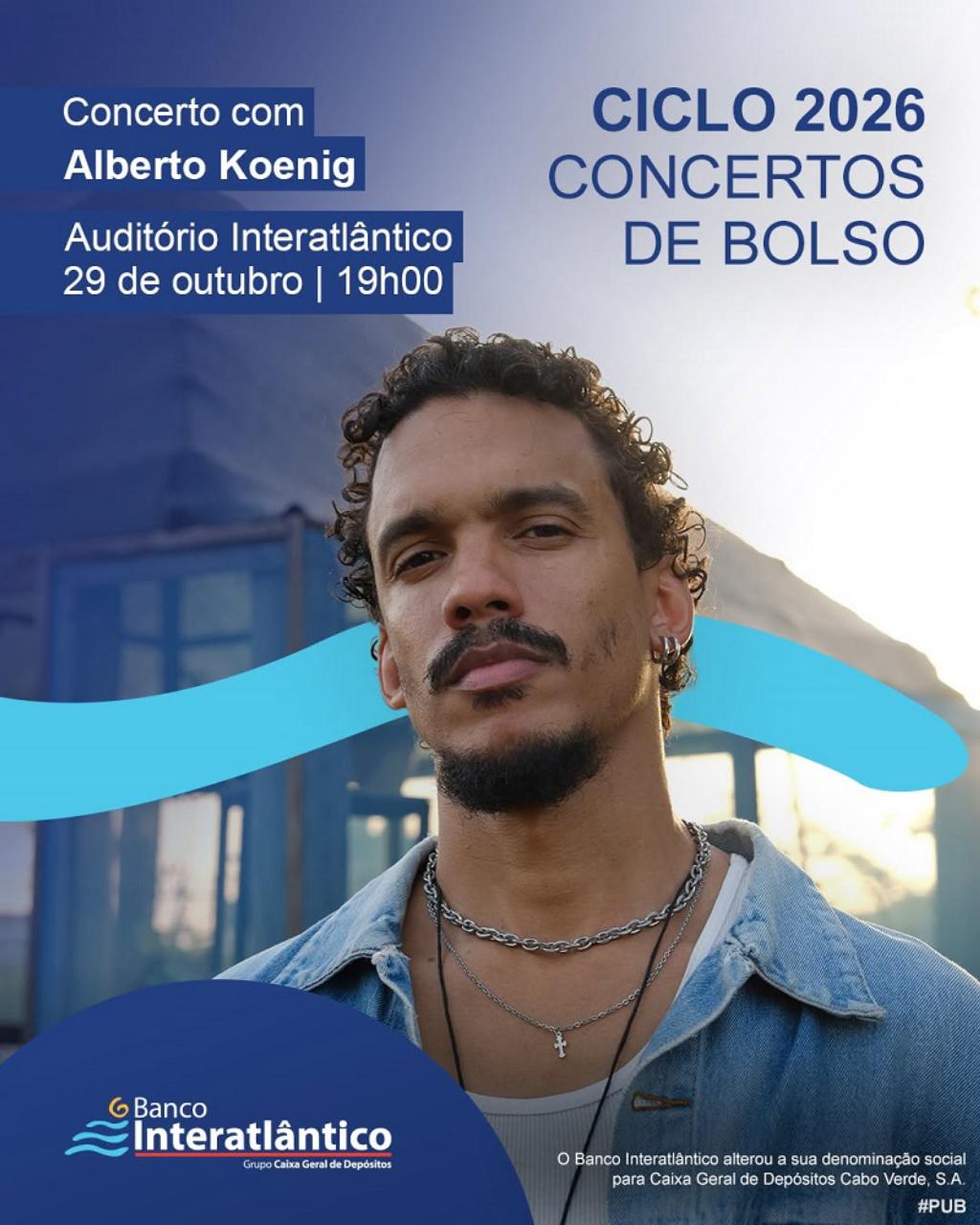 Cultura/
Alberto Koenig convidado do Ciclo 2026 do Concerto do Bolso