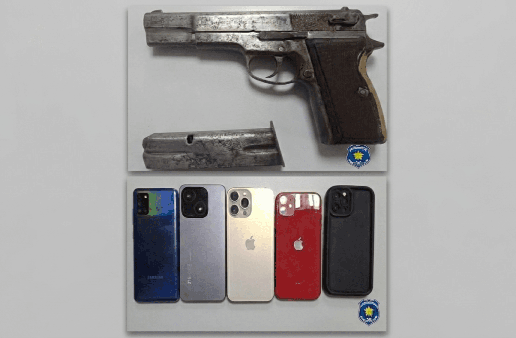Prisão preventiva para 4 suspeitos de tentativa de roubo, homicídio e posse de armas