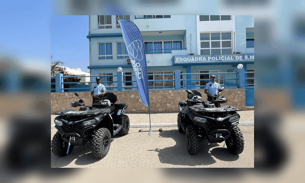 Polícia Nacional Recebe Novas Motos-Quatro para Patrulha nas Praias do Sal