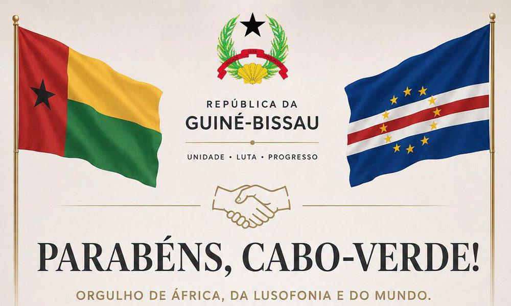 Guiné-Bissau Parabeniza Cabo Verde pela Notável Campanha no Mundial