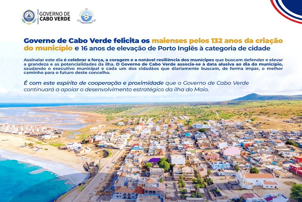 Governo felicita os maienses pelos 132 anos da criação do município e 16 anos de elevação de Porto Inglês à categoria de cidade