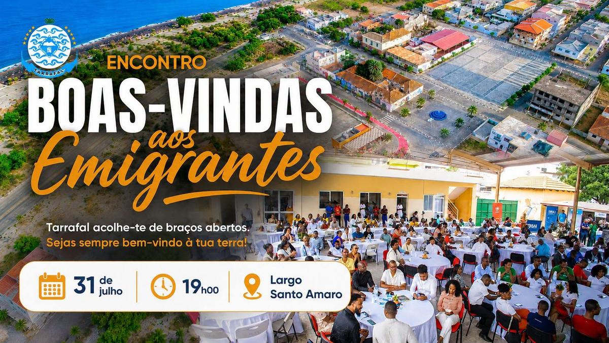 Câmara Municipal do Tarrafal acolhe emigrantes em encontro de debate e convívios esta sexta-feira
