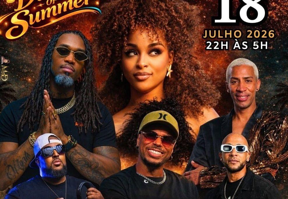 Josslyn, Rahiz, Steffy Lima, Benji, Dj Sidney e MC Xama, no SpaceGarden