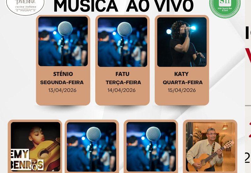 Agenda Semanal de Música ao Vivo na Taverna