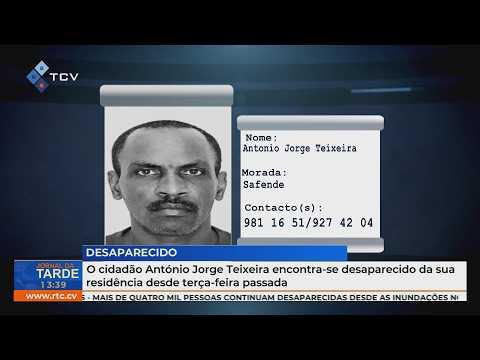 António Jorge Teixeira está desaparecido de Safende desde terça-feira. Contactos: 9811651 / 9274204