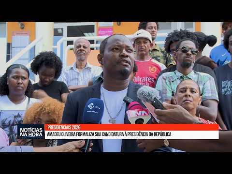Amadeu Oliveira formaliza sua candidatura à Presidência da República.